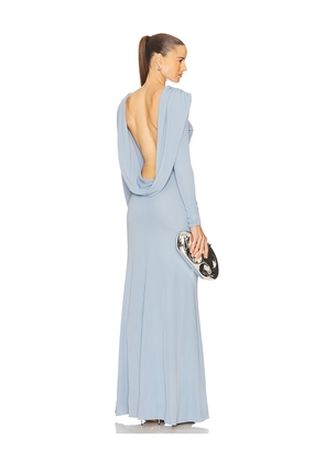 The New Arrivals by Ilkyaz Ozel Roisin Maxi Dress in Baby Blue. Size 34/2. Also in 36/4, 38/6, 40/8.