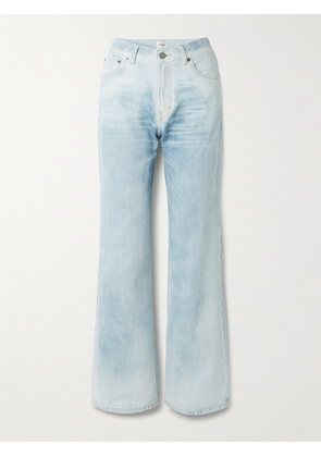 Haikure - Korea High-rise Wide-leg Jeans - Blue - 23,24,25,26,27,28,29,30