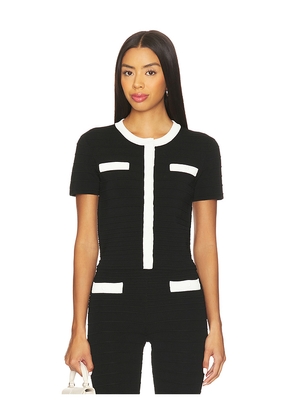 MAJORELLE Chanthra Cardigan in Black. Size L. Also in XS, S, M, XL.