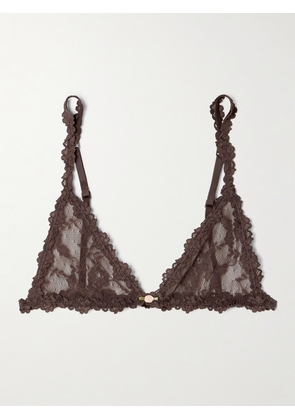 SKIMS - Stretch Lace Triangle Bralette - Espresso - Brown - XXS,XS,S,M,L,XL,2XL,3XL