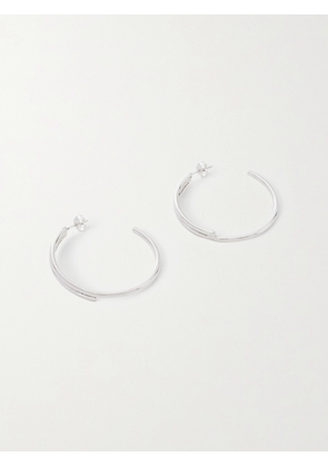 YSSO - Queen Silver Hoop Earrings - One size