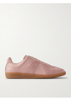 Maison Margiela - Replica Suede And Leather Sneakers - Orange - IT35,IT35.5,IT36,IT36.5,IT37,IT37.5,IT38,IT38.5,IT39,IT39.5,IT40,IT40.5,IT41