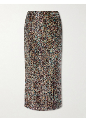 TWP - Sylkie Sequined Crepe De Chine Maxi Skirt - Multi - US0,US2,US4,US6,US8,US10,US12