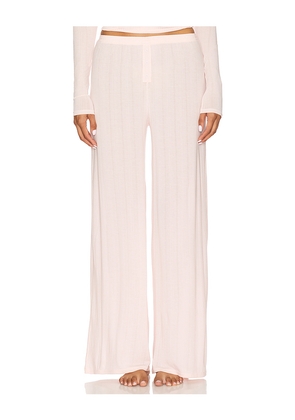 Negative Underwear Whipped Track Pant in Pink. Size XL/1X. Also in XS.