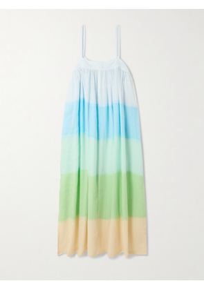lemlem - Eda Striped Cotton-gauze Midi Dress - Multi - x small,small,medium,large