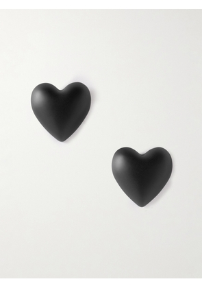 Roxanne Assoulin - The Puffy Heart Earrings - Black - One size