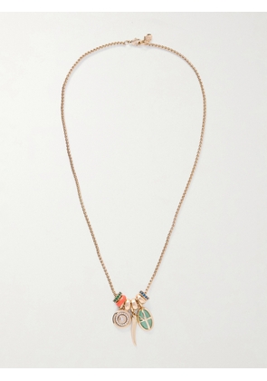 Roxanne Assoulin - Little Bit Of Everything Gold-tone, Enamel And Crystal Necklace - One size