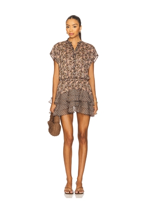 MISA Los Angeles x REVOLVE Evie Dress in Chocolate. Size M. Also in XS, S, XL.