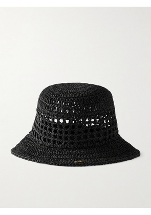 Eugenia Kim - Jonah Straw Bucket Hat - Black - One size