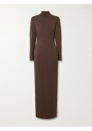 SKIMS - Smooth Layers Turtleneck Long Dress - Espresso - Brown - XXS,XS,S,M,L,XL,2XL,3XL