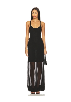La Ligne Sheer Knit Dress in Black. Size S. Also in XXS.