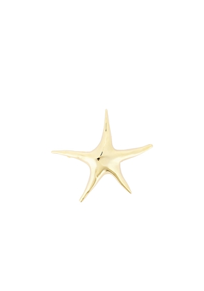 LELET NY Nala Star Barrette in Metallic Gold.