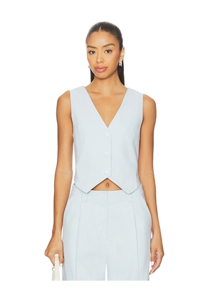 LIONESS x REVOLVE Leo Vest in Baby Blue. Size L. Also in XXS, XS, S, M.
