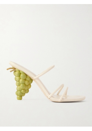 Cult Gaia - Grape Leather Sandals - White - IT35,IT35.5,IT36,IT36.5,IT37,IT37.5,IT38,IT38.5,IT39,IT39.5,IT40,IT40.5,IT41,IT41.5,IT42