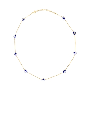 Maison Irem Sandra Necklace in Metallic Gold.