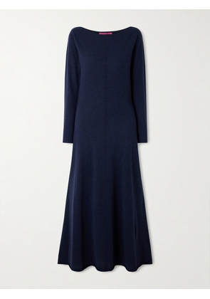 The Elder Statesman - Cashmere Maxi Dress - Blue - x small,small,medium,large