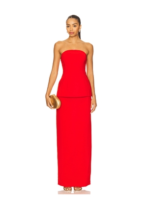 Lovers and Friends Violette Gown in Red. Size L. Also in XXS, XS, S, M, XL.