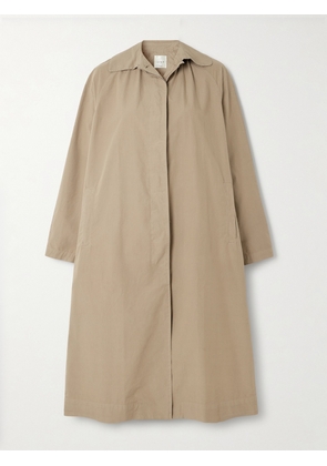LESET - Kyoto Cotton Trench Coat - Brown - x small,small,medium,large,x large