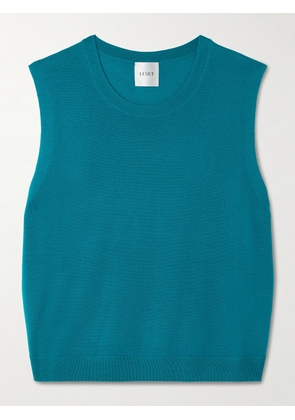 LESET - James Merino Wool Tank - Blue - x small,small,medium,large,x large