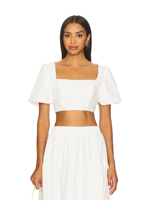 MORE TO COME Braline Top in White. Size L. Also in XXS, XS.