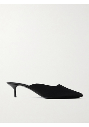 STAUD - Sebastian Satin Mules - Black - IT35,IT35.5,IT36.5,IT37,IT38,IT38.5,IT39,IT39.5,IT40,IT41,IT42