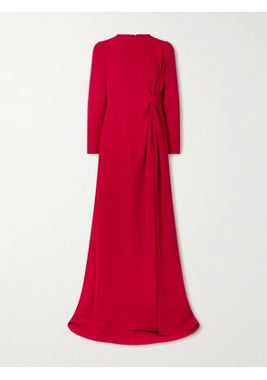 Valentino Garavani - Open-back Gathered Silk-cady Gown - IT36,IT38,IT40,IT42