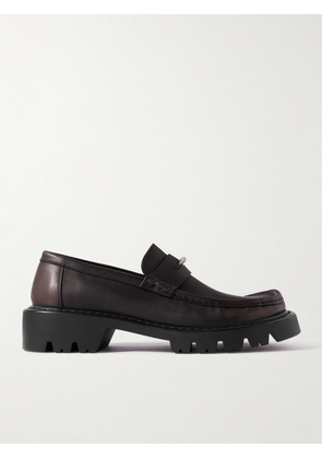LOEWE - Sierra Leather Loafers - Brown - FR36,FR37,FR38,FR39,FR40,FR41