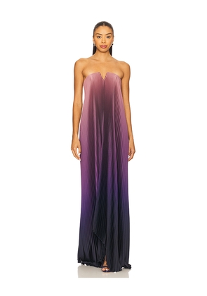 L'IDEE Black Tie Gown in Purple. Size 10/M. Also in 8/S, 6/XS, 12/L.
