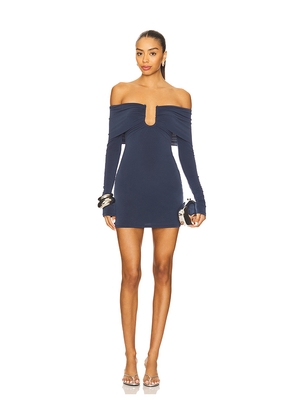 Lovers and Friends Averie Mini Dress in Navy. Size L. Also in XXS, XS, S, M, XL.