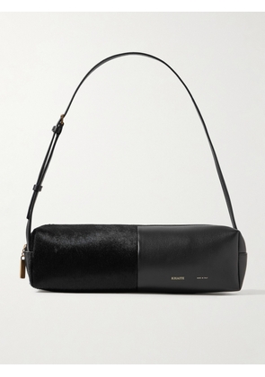 KHAITE - Kye Calf Hair And Leather Shoulder Bag - Black - One size