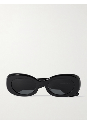 Oliver Peoples - + Khaite Oval-frame Acetate Sunglasses - Black - One size