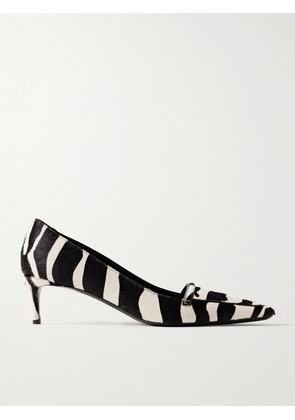 KHAITE - Celia Zebra-print Calf Hair Pumps - Animal print - IT36,IT36.5,IT37,IT37.5,IT38,IT38.5,IT39,IT39.5,IT40,IT40.5,IT41