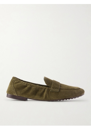 Tory Burch - Ballet Suede Loafers - Green - US5,US5.5,US6,US6.5,US7,US7.5,US8,US8.5,US9,US9.5,US10,US10.5,US11