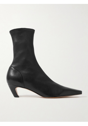 KHAITE - Arizona Leather Ankle Boots - Black - IT35,IT36,IT36.5,IT37,IT37.5,IT38,IT38.5,IT39,IT39.5,IT40,IT40.5,IT41,IT42