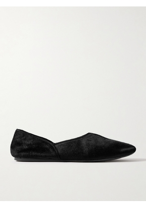 KHAITE - Jane Calf Hair Flats - Black - IT36,IT36.5,IT37,IT37.5,IT38,IT38.5,IT39,IT39.5,IT40,IT40.5,IT41