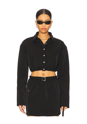 Lovers and Friends Cameron Utility Top in Black. Size L. Also in XS, XXS, S, M, XL.