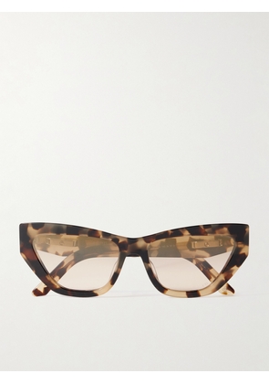 DIOR Eyewear - Cdior B6i Cat-eye Tortoiseshell Acetate Sunglasses - Brown - One size