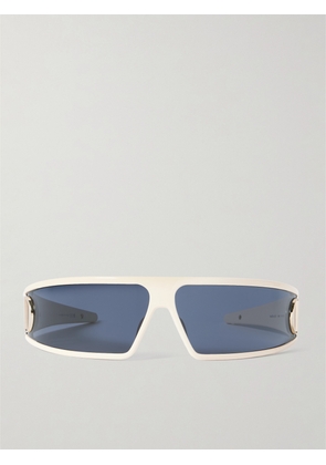 DIOR Eyewear - Verydior M1u Wrap-around Acetate Sunglasses - White - One size