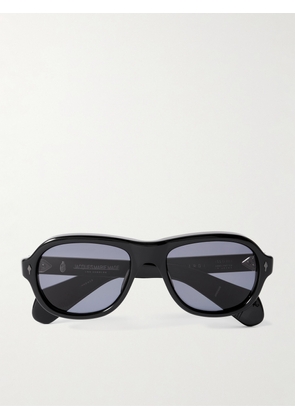 Jacques Marie Mage - Richard Aviator-style Acetate Sunglasses - Black - One size