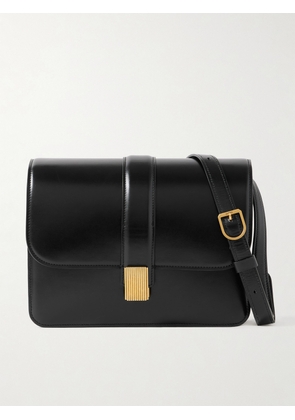 KHAITE - Blake Leather Shoulder Bag - Black - One size