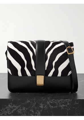 KHAITE - Blake Zebra-print Calf Hair And Leather Shoulder Bag - Animal print - One size