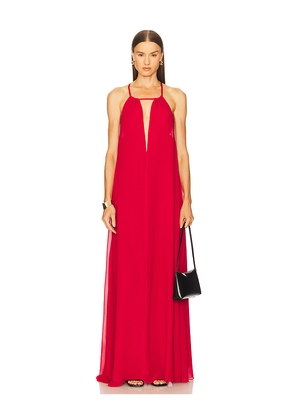Michael Costello x REVOLVE Syrie Gown in Red. Size L. Also in XXS, XS, S, M.