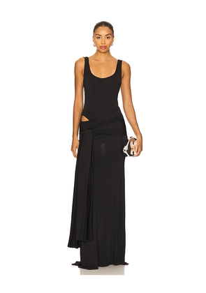 Lovers and Friends Haydee Gown in Black. Size L. Also in XXS, XS, S, M, XL.
