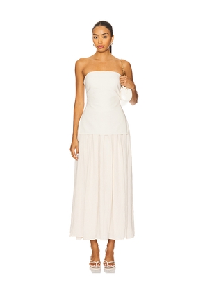 Lovers and Friends Esther Maxi Dress in Ivory. Size L. Also in XXS, XS, S, M, XL.