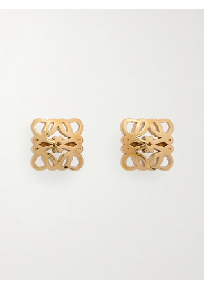 LOEWE - Bombe Anagram Gold-tone Earrings - One size