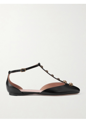 Chloé - Celeste Embellished Leather Ballet Flats - Black - IT35,IT36,IT37,IT38,IT39,IT40,IT41