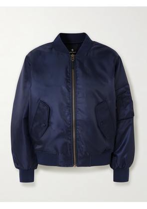 Anine Bing - Leon Padded Shell Bomber Jacket - Blue - x small,small,medium,large