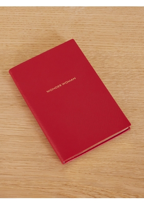 Smythson - Chelsea Wonder Woman Textured-leather Notebook - One size