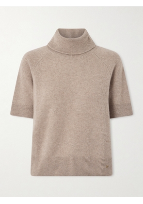 Anine Bing - Jackson Cashmere Turtleneck Sweater - Brown - x small,small,medium,large