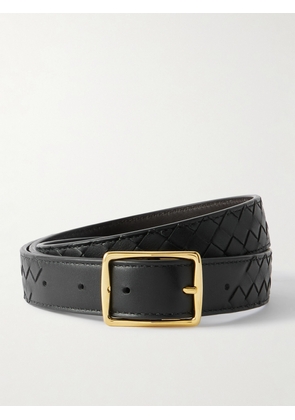 Bottega Veneta - Intrecciato Leather Belt - Brown - 70,75,80,85